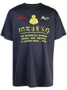 Iceberg Logo Print T-shirt - Blue