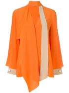 Fendi Long Sleeve Blouse - Yellow & Orange