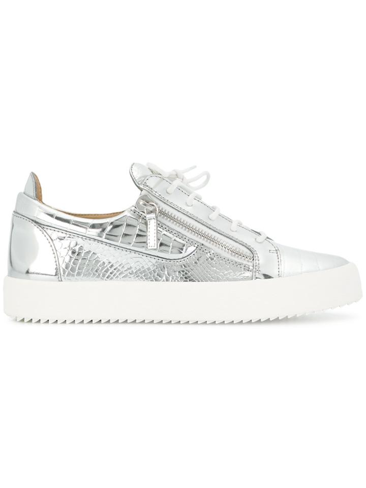 Giuseppe Zanotti Design Frankie Low-top Sneakers - Metallic