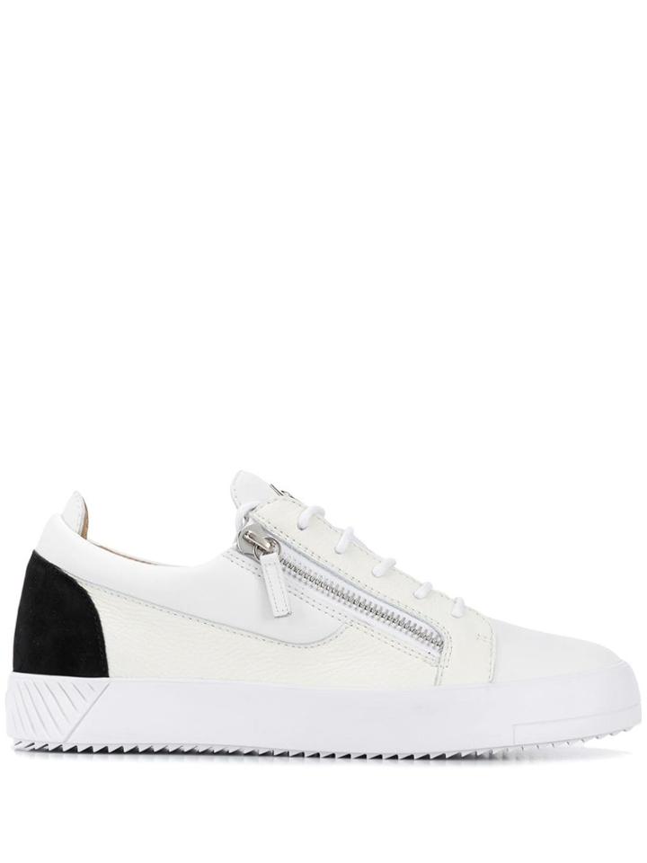 Giuseppe Zanotti Zipped Sneakers - White