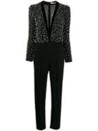 Givenchy Embellished V-neck Jumpsuit - Black