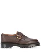 Ymc Side Buckle Monk Shoes - Brown