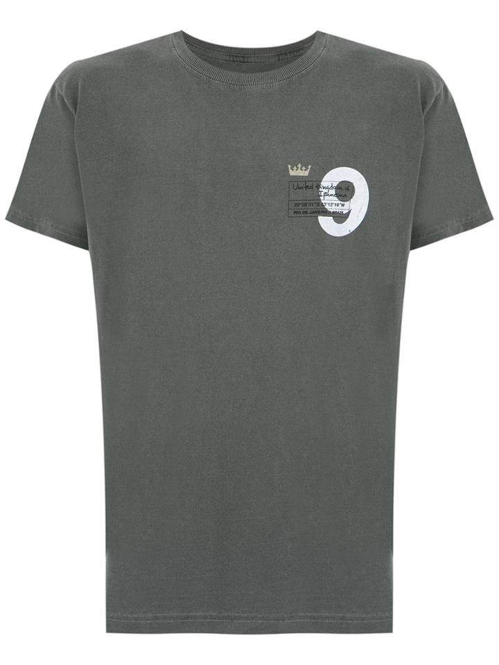 Osklen Short Sleeves Printed T-shirt - Grey