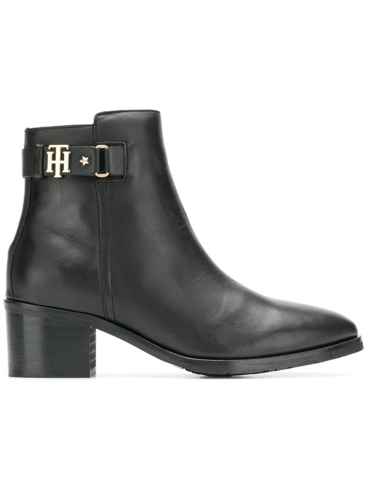 Tommy Hilfiger Tommy Hilfiger Fw0fw03630990 990 Calf Leather - Black