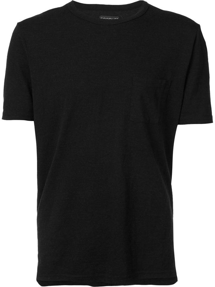 Goodlife Split Hem T-shirt, Men's, Size: Large, Black, Cotton/polyester/rayon