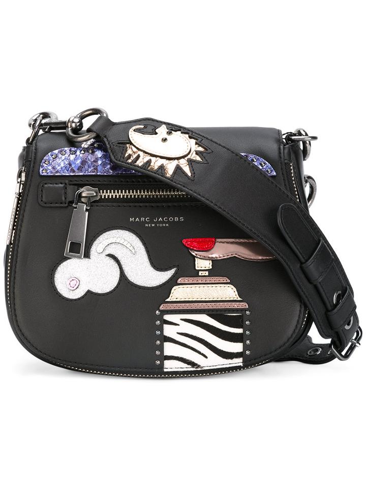 Marc Jacobs - Patch Detail Tote - Women - Leather - One Size, Black, Leather