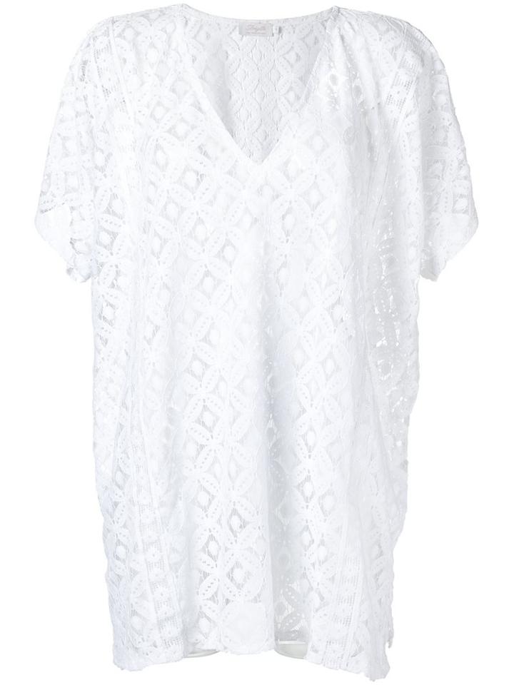 Brigitte Lace Kaftan, Women's, Size: Gg, White, Cotton