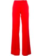 Altuzarra Flared Trousers, Women's, Size: 40, Red, Linen/flax/polyester/spandex/elastane/viscose