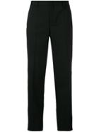 Miu Miu Cropped Tailored Trousers - Black