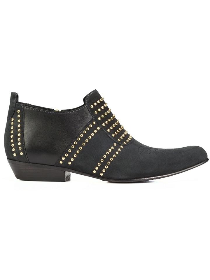 Anine Bing Low 'charlie' Boots - Black