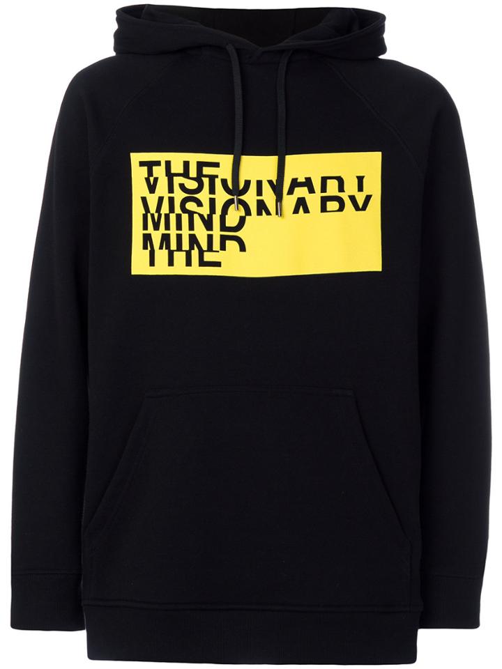 Neil Barrett Printed Hoodie - Black