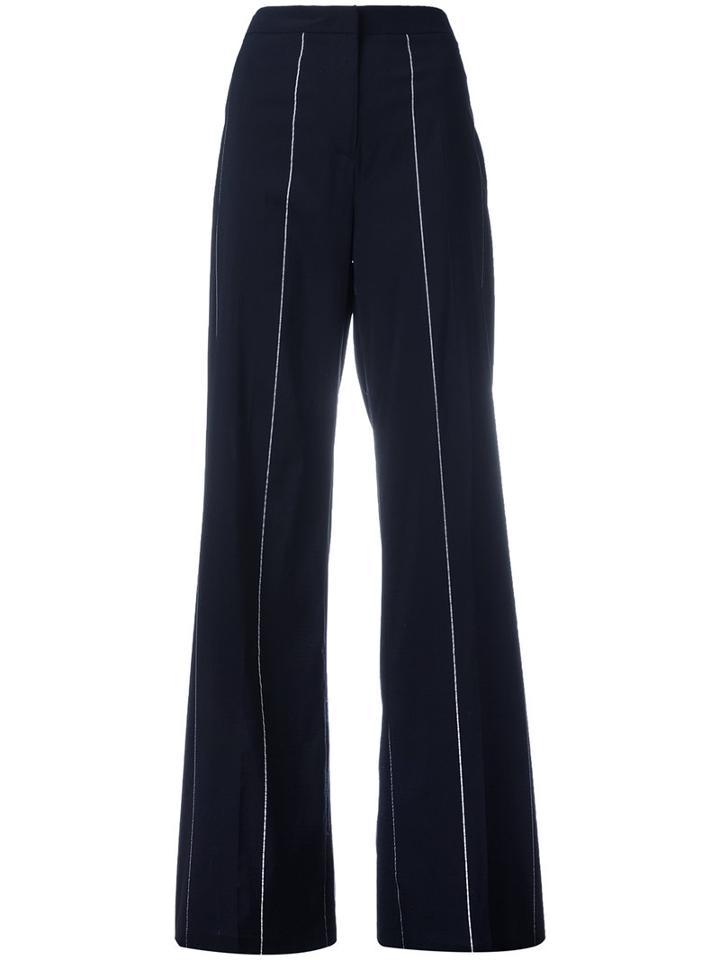 Tonello - Deconstructed Trousers - Women - Polyamide/polyester/spandex/elastane/virgin Wool - 42, Women's, Black, Polyamide/polyester/spandex/elastane/virgin Wool