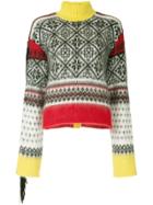 No21 Winter Print Knit Sweater - Multicolour