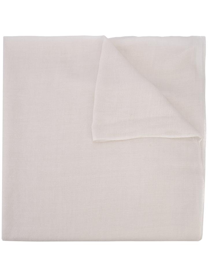Denis Colomb Classic Scarf, Women's, Nude/neutrals, Cashmere