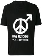 Love Moschino Pour Home Print T-shirt - Black