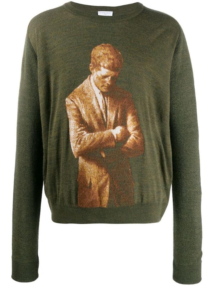 Ih Nom Uh Nit Jacquard Kennedy Jumper - Green