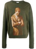 Ih Nom Uh Nit Jacquard Kennedy Jumper - Green