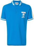 Moschino Chest Logo Polo Shirt - Blue