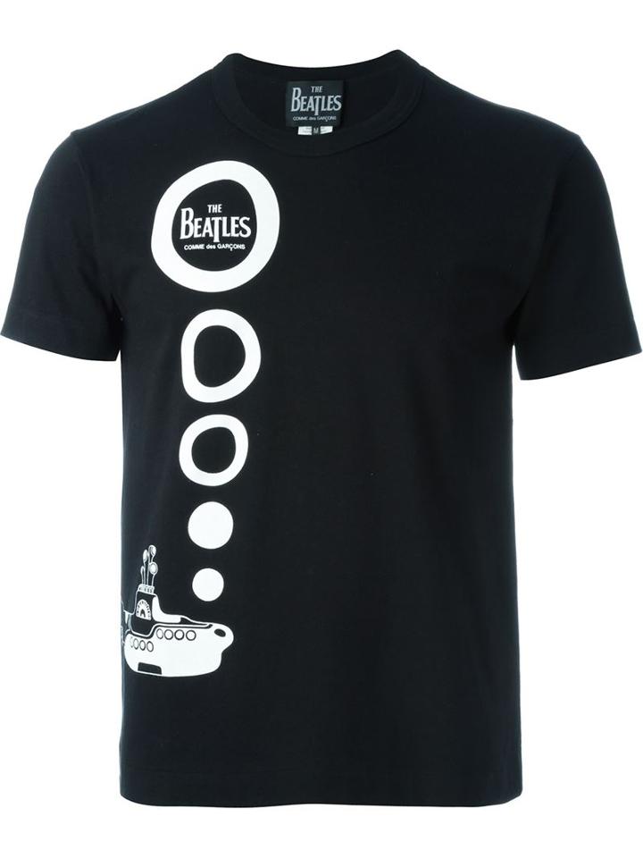 The Beatles X Comme Des Garcons Submarine Print T-shirt