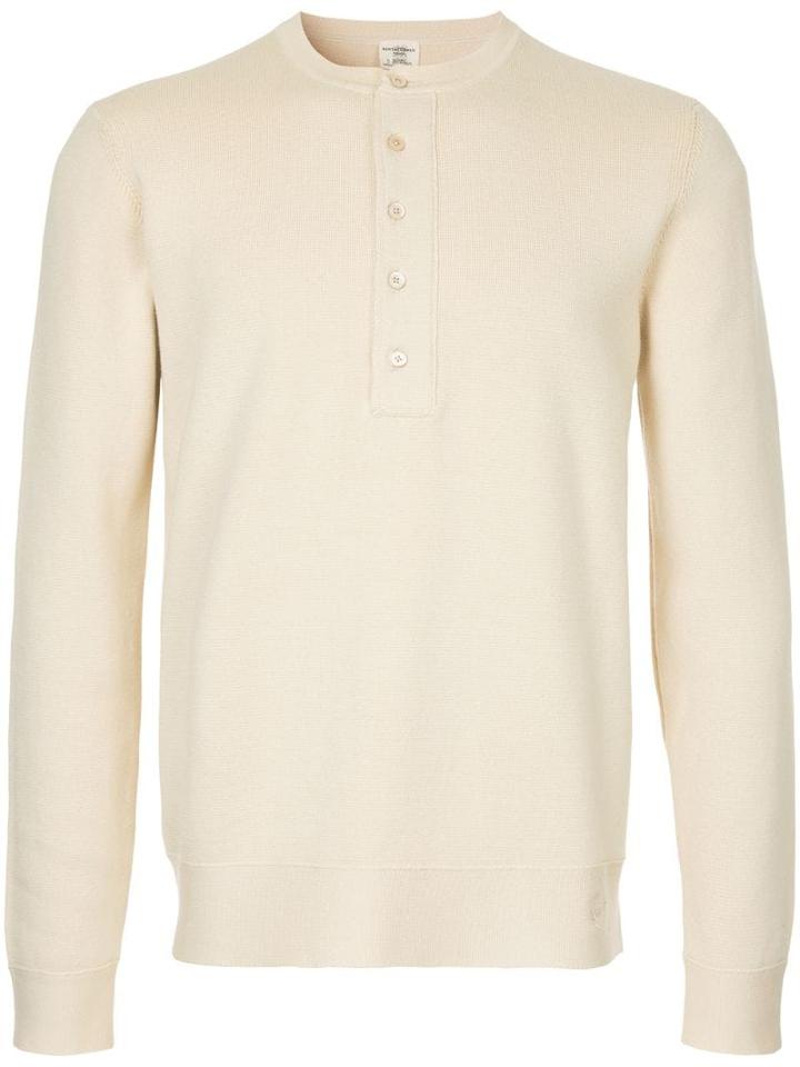 Kent & Curwen Long Sleeved Sweatshirt - Neutrals