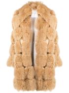 Paco Rabanne Oversized Coat - Neutrals
