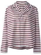 Marni Striped Pyjama Shirt, Women's, Size: 44, Red, Cotton