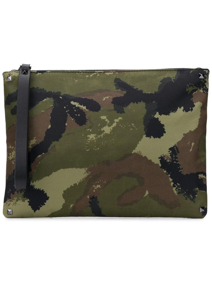 Valentino Valentino Garavani Rockstud Pouch - Green