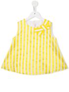 Il Gufo Striped Top, Girl's, Size: 8 Yrs, Yellow/orange