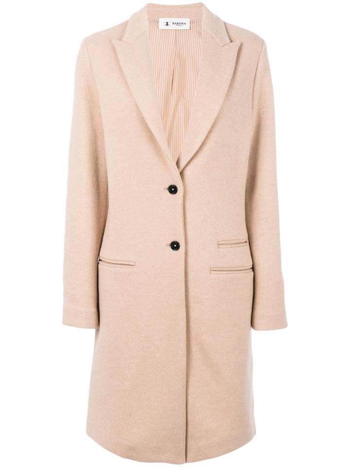 Barena Single Breasted Coat - Pink & Purple