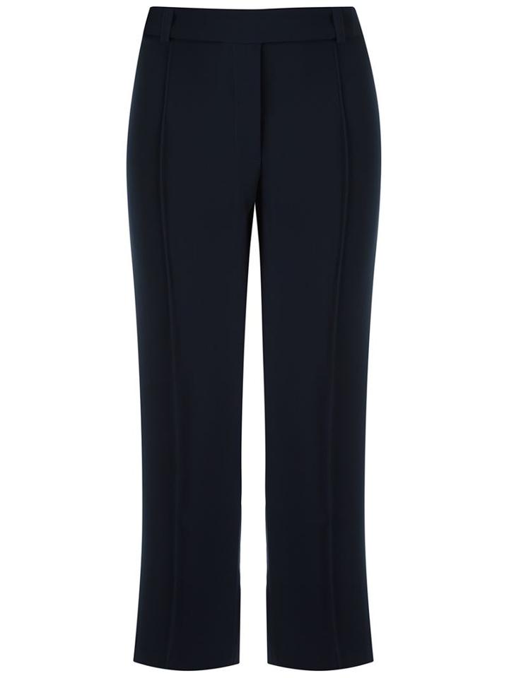 Gloria Coelho Cropped Trousers, Women's, Size: G, Blue, Acetate/polyester