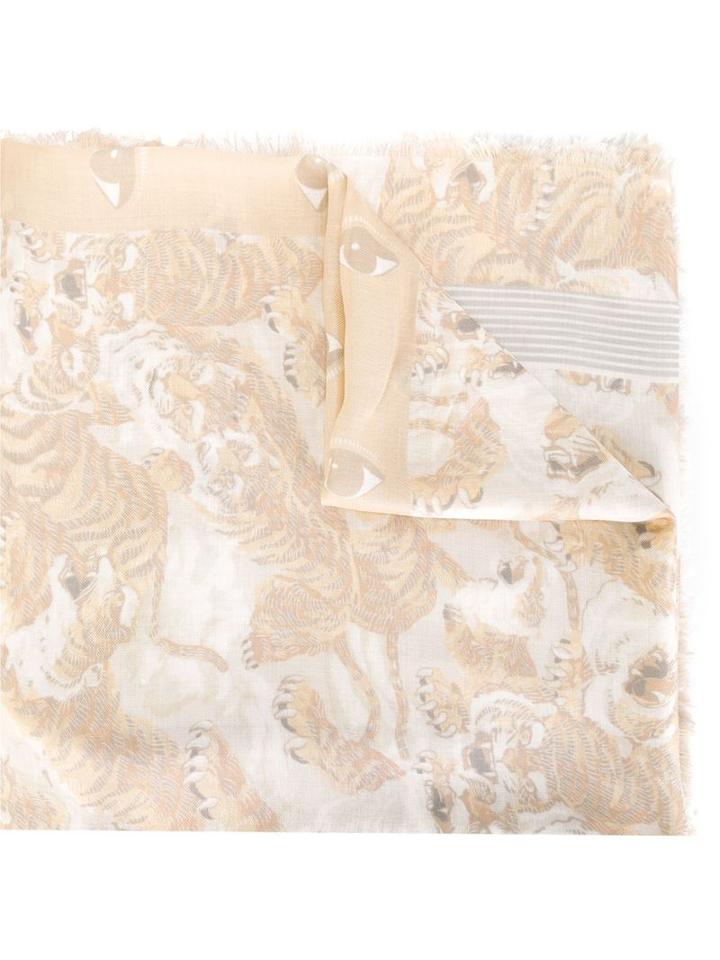 Kenzo 'flying Tiger And Eyes' Scarf