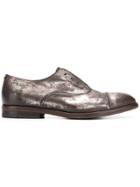 Pantanetti Laceless Metallic Oxford Shoes