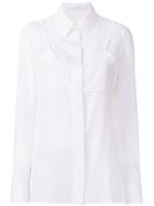 Victoria Beckham Double Layer Shirt - White