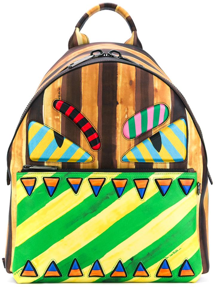 Fendi Monster Marker-style Backpack - Multicolour