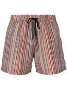 Paul Smith - Striped Swim Shorts - Men - Polyester - Xl, Polyester