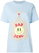 Bad Deal Trash Printed T-shirt - Blue