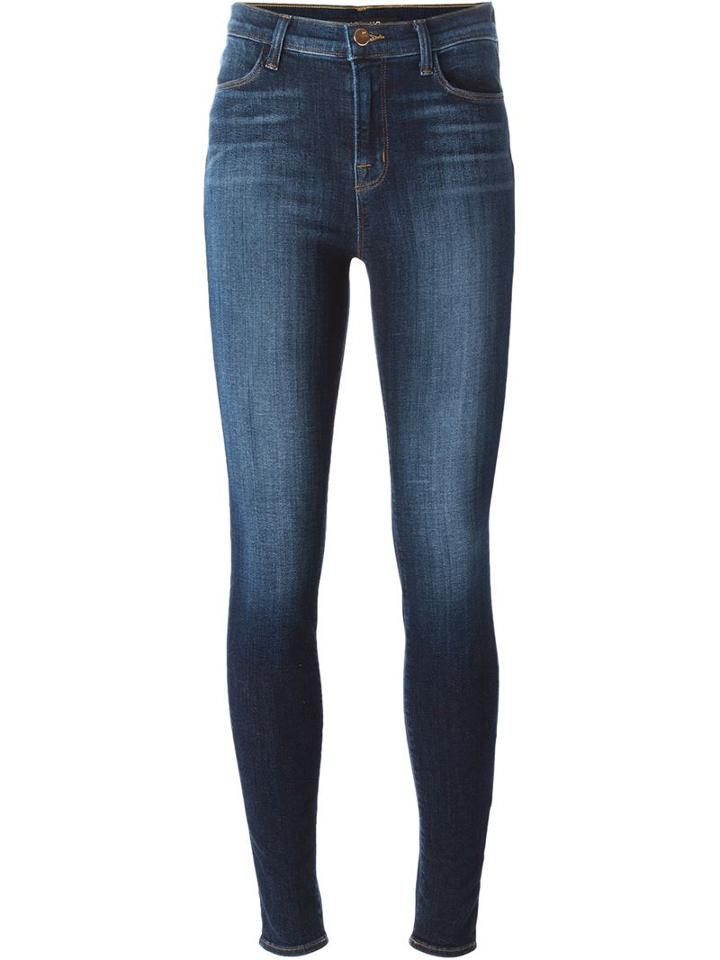 J Brand 'maria' Skinny Jeans, Women's, Size: 27, Blue, Cotton/spandex/elastane/lyocell