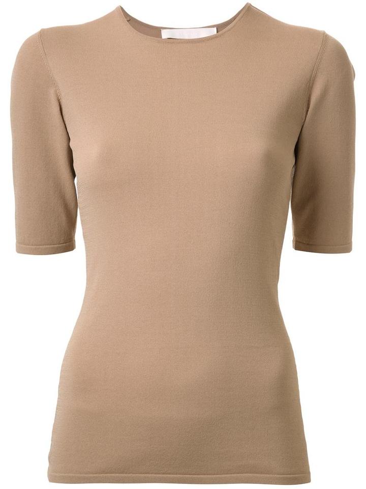 Dion Lee 'pinacle' Knit Top, Women's, Size: 10, Brown, Nylon/viscose