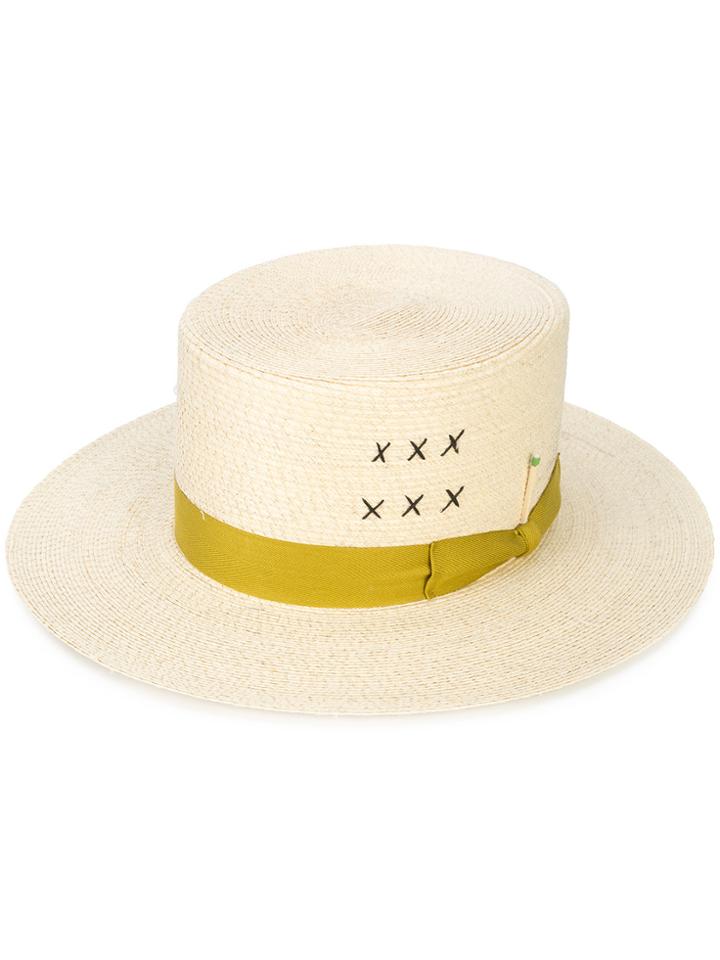 Nick Fouquet Stella Mexican Hat - Nude & Neutrals