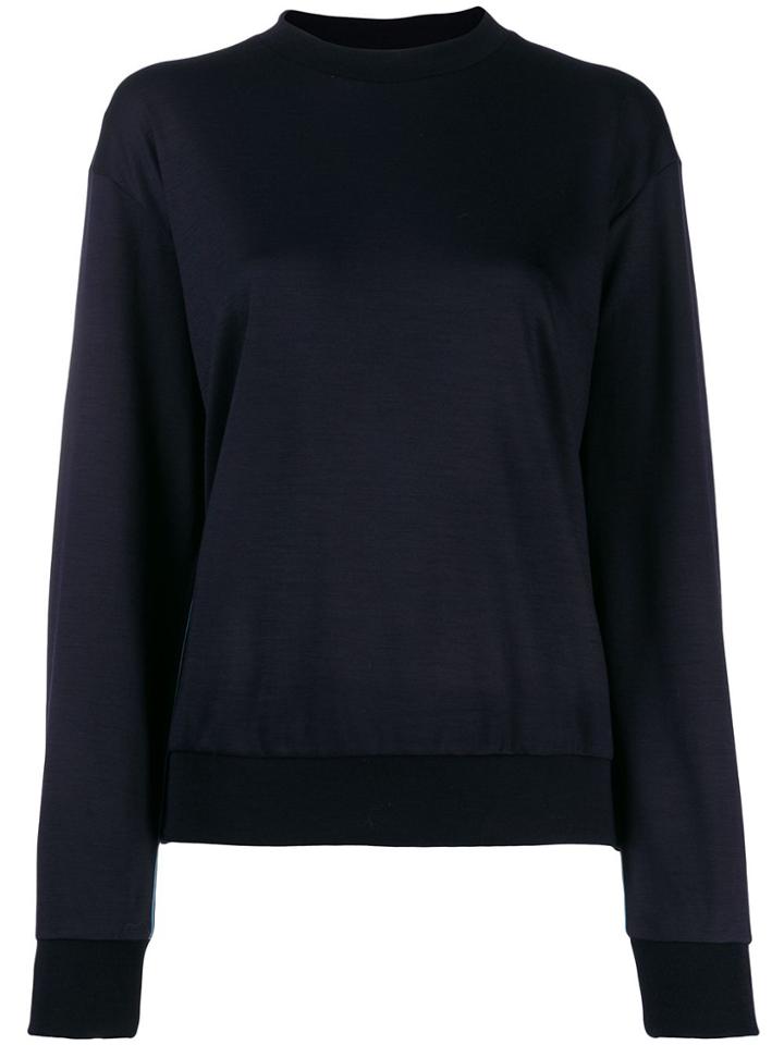Paul Smith Multicoloured Stripe Detail Jumper - Black