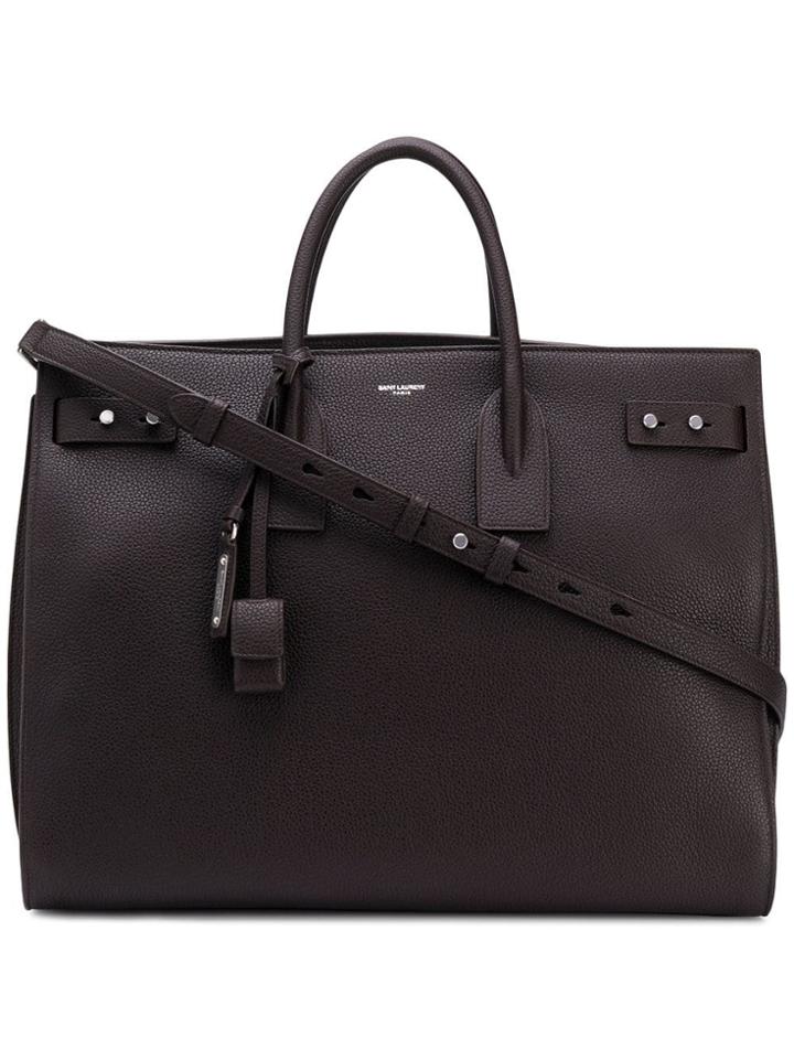 Saint Laurent Large Sac Du Jour - Brown