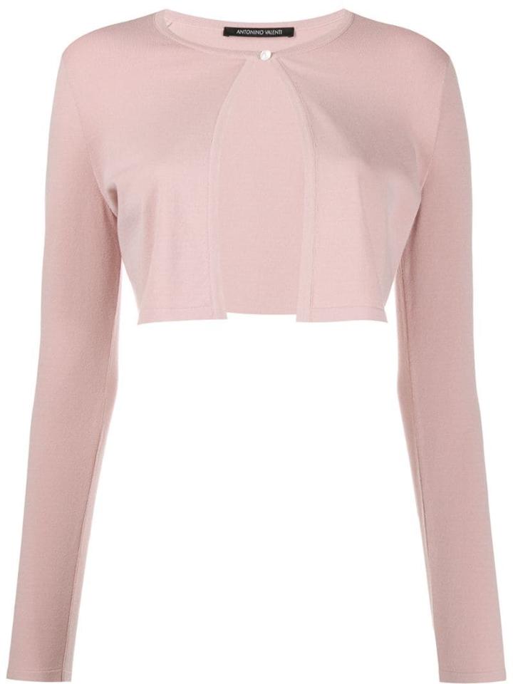 Antonino Valenti Cropped Bolero - Pink