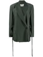 Acne Studios Double Breasted Tailored Jacket - Green