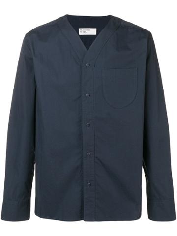 Universal Works V-neck Shirt - Blue