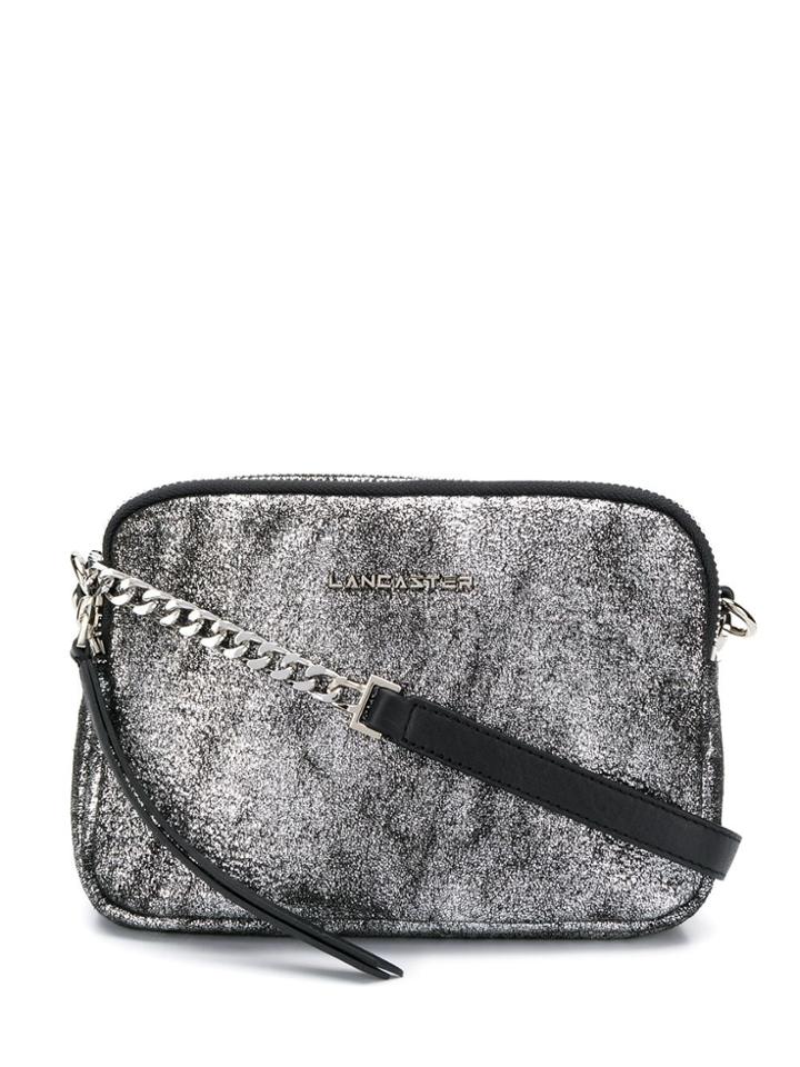 Lancaster Metallic Crossbody Bag - Silver