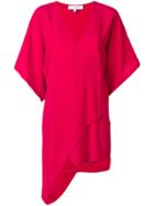 Iro Asymmetric Mini Dress - Red
