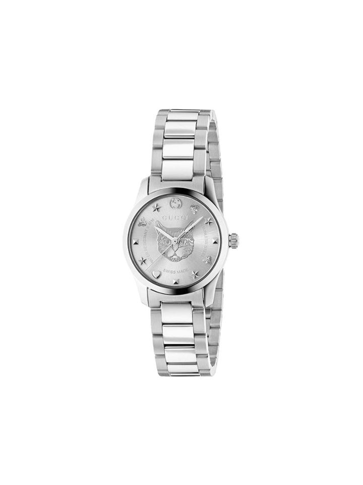 Gucci G-timeless Watch, 27mm - Metallic