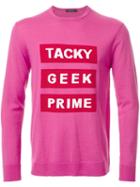 Guild Prime 'tacky Geek Prime' Jumper, Men's, Size: 1, Pink/purple, Wool