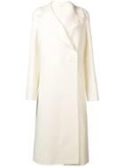 Jil Sander Double-breasted Midi Coat - White
