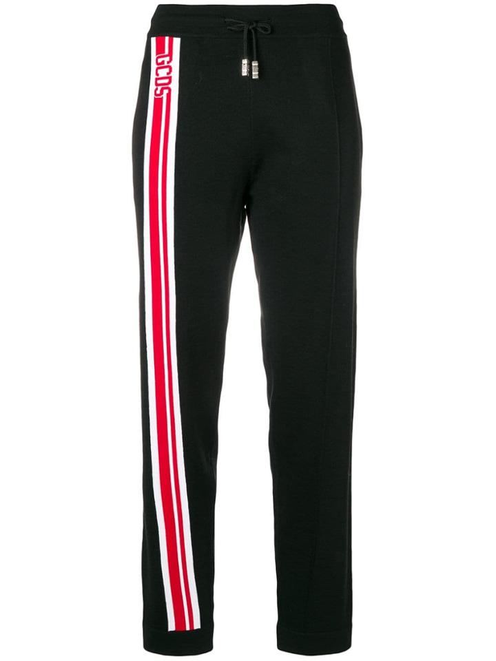 Gcds Side Panelled Track Pants - Black
